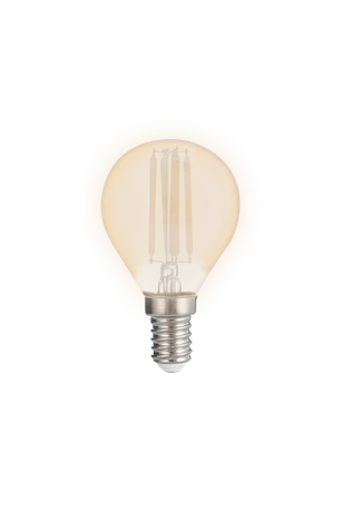 Лампа светодиодная филаментная PLED OMNI 6Вт G45 4000К нейтр. бел. E14 230В/50Гц Gold JazzWay 5021273