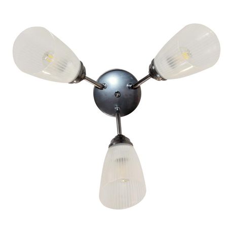 Светильник "Бона" 131 хром (плафон П0476) НПБ 01-3х60-185 Е27 | 1005404415 Элетех