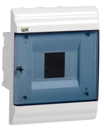 Бокс ЩРВ-П-4 модуля встраиваемый пластик IP41 (210х162х102мм) PRIME | MKP82-V-04-41-20 IEK