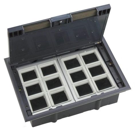 Люк MultiDesk MDK10 на 24мод. IP40 с монтажной коробкой для фальшпола SE MDK10124 APC