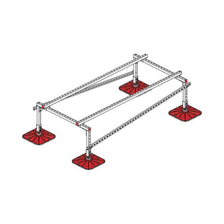Конструкция опорная для установки оборудования TECHNORAPTOR FOOT 1000х2000 тип 1 KM-TR-F-SSEI-1000-2000-1 КМ TR0004 КМ-Профиль