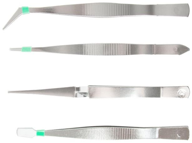 Пинцеты набор 4 шт. нержавеющие - 67445 РОС