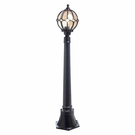 Светильник садово-парковый PL3706 столб круглый 60W 230V E27, черный | 6343 Feron