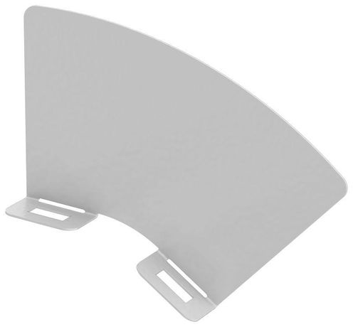 Перегородка разделительная 80мм поворота вертикал. внешн. 45град. RAL 9016 IEK CRP40-0-45-080-9016