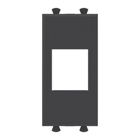 Адаптер без шторки для Keystone, "Avanti", "Черный матовый", 1 модуль | 4412211 DKC ДКС