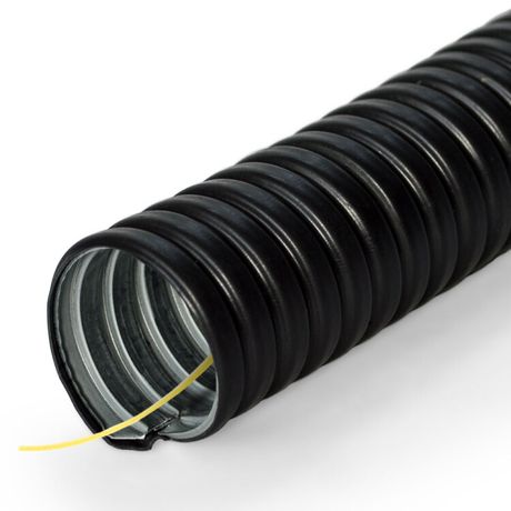 Металлорукав в ПВХ оболочке Р3-ЦП-НГ-18 с/з (50м/уп) | PR04.0116 Промрукав Строитель