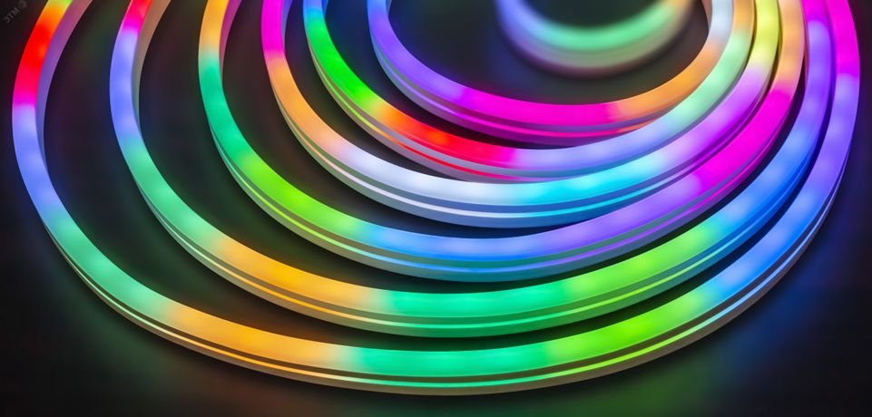 Лента светодиодная 8Вт/м 12В RGB IP67 60LED/м NLS-5050-NEONLED 5м - 22861 Navigator 14475