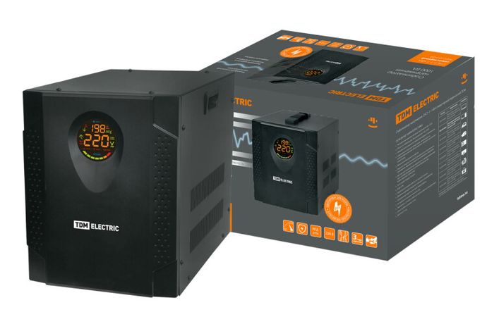 Стабилизатор напряжения СНС1-1-1 кВА симисторный переносной | SQ1203-0002 TDM