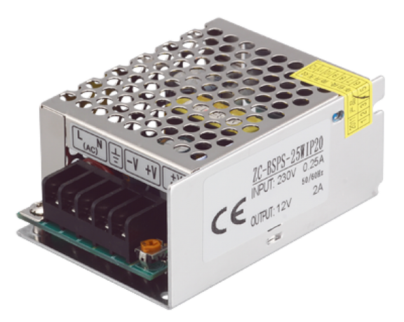 Драйвер для светодиодной ленты BSPS 12V2,10A=25W IP20 3 г.гар. | .3329341A Jazzway