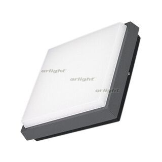 Светильник LGD-AREA-S175x175-10W Day4000 (GR, 110 deg, 230V) (Arlight, IP54 Металл, 3 года) | 032426 Arlight