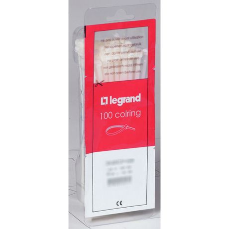 Монтажный хомут Colring для маркировки кабеля - полиамид 6/6 ширина 4,6 мм длина 180 бесцветный | 032063 Legrand