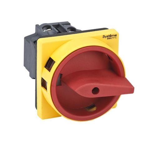 КРАСНОЙ РУКОЯТКОЙ НА ДВЕРЦУ 4 ВИНТАМИ - MSD20310R ВЫКЛЮЧАТЕЛЬ-РАЗЪЕДИНИТЕЛЬ 3P 20A С APC