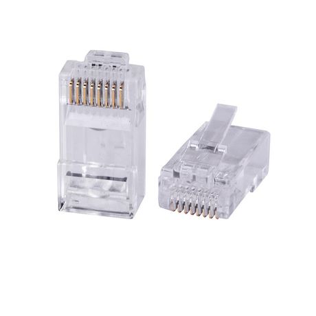 Коннектор RJ-45 категория 6 , универсальный для проводников с толщиной по изоляции до 1,05 мм - 10795c Cabeus