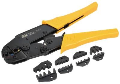 Набор клещи обжимные КО-01 + 4 смен. матр. ARMA2L 3 | A2L3-NK11-05-01 IEK