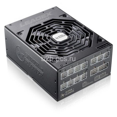 Блок питания SF-1200F14MP Power Supply Leadex Platinum 1200Вт ATX 135мм 10xSATA 8xPCI-E(6+2) APFC 80+ Full Modular Super Flower 1000529676