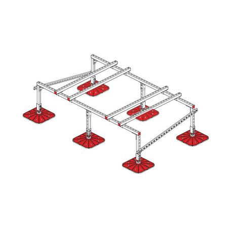 Конструкция опорная для установки оборудования TECHNORAPTOR FOOT 2000х1200 HD КМ TR0246 КМ-Профиль