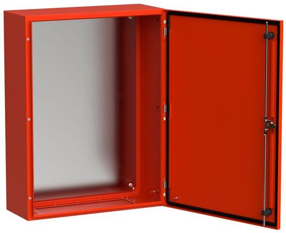 Корпус металлический ЩМП-80.60.30 TITAN 5 УХЛ1 IP66 RAL3020 красный - TI5-13-N-080-060-030-66 IEK