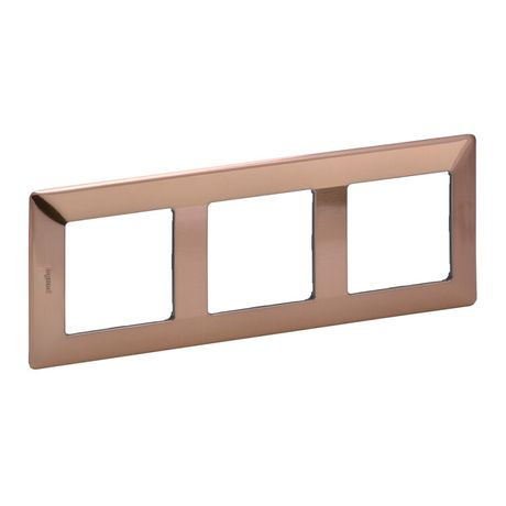 Рамка 3-м Valena Life универсальная медь Leg 754163 Legrand