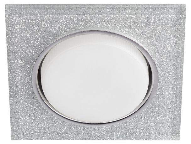 Встраиваемый светильник со светодиодной подсветкой DK LD50 CH/SHSL GX53 хром серебро - Б0057471 ЭРА