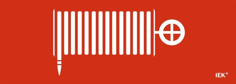 Этикетка самоклеящаяся 280х100мм ''Пожарный кран'' IEK - LPC10-1-28-10-PKRAN