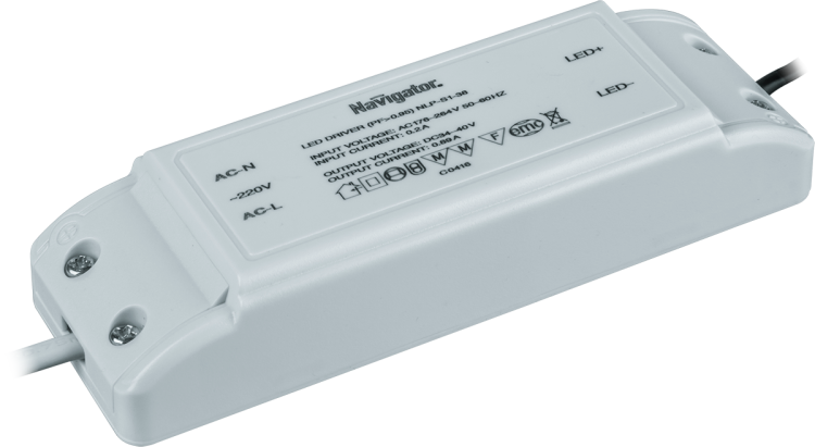 Драйвер LED для светодиодной панели NLP-S1-38 ND-P38-IP20 38Вт 40В IP20 | 71358 Navigator 19354