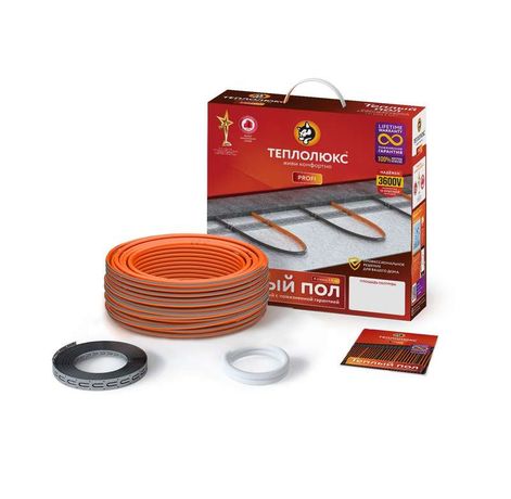 Комплект "Теплый пол" (кабель) ProfiRoll 62.5м/1080Вт Теплолюкс 100035711700