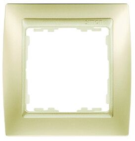 Рамка на 1 пост, S82, шампань матовая - 82914-34 Simon