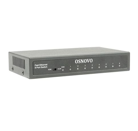 Коммутатор неуправляемый SW-10800 Fast Ethernet на 8 RJ45 портов OSNOVO 14285 OSNOVO арт. 14285