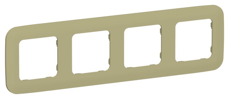Рамка 4-м СП FLITE РУ-4-А-ФлО олив. IEK FI-M42-31-20-K26 IEK арт. FI-M42-31-20-K26