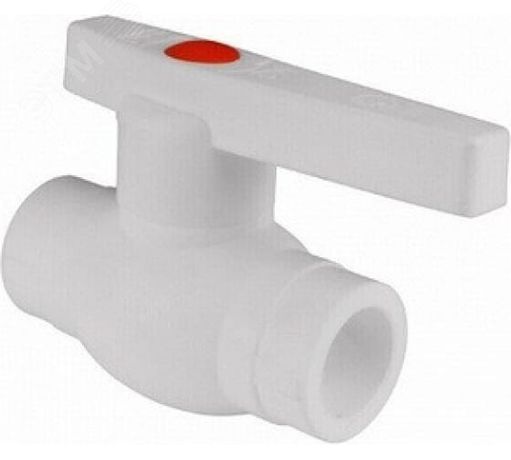 Кран шаровой 40 Optima металл. шар полипропиленовый PPR белый - VALF 10145040 VALFEX 00000016291