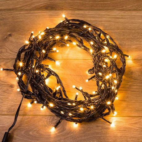 Гирлянда светодиодная управляемая"Нить" 20м 200LED тепл. бел. 20Вт IP65 провод ПВХ черн. (нужен контроллер 217-204) Neon-Night 303-146