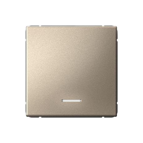 Выключатель 1-кл. ArtGallery 10AX с подсветкой быстрозажим. клем. механизм шампань SE GAL000513S APC