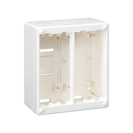 Коробка CIMA для поверхностного монтажа в сборе на 2 CIMA-модуля Simon Connect бел. SC200-9