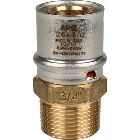 Переходник с наружной резьбой 3/4'х26 для металлопластиковых труб прессовой - SFP-0001-003426 STOUT RG008S95VQRLK9