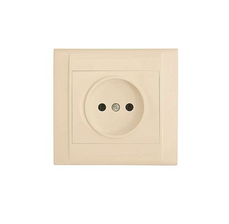 Розетка СП Defne 16А IP20 без заземл. крем. Makel 42010022