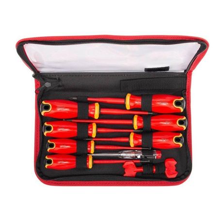 Набор диэлектрических отверток НИО-2210к серия СЛИМ для работ под напряжением до 1000 В - 103017 КВТ