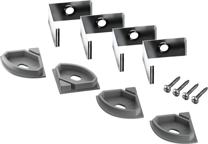 Комплект клипс 91 947 ИМПСЛ-04 (4 крепежные клипсы с заглушками) для ИПСЛ-04 Innolux 91947