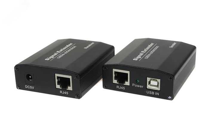 Удлинитель интерфейса USB 20 TA-U15+RA-U45 по кабелю витой пары кат.5E/6 до 50м OSNOVO 14113 OSNOVO арт. 14113