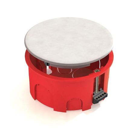 Коробка распаячная для скрытого монтажа в полых стенах D80мм х 40мм (с пластиковыми зажимами) | 8820007 CHINT