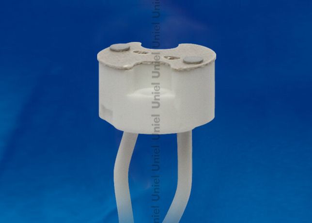 Патрон керамический ULH-GU4/GU5.3-Ceramic-15cm для лампы на цоколе GU4/GU5.3 - 02283 Uniel