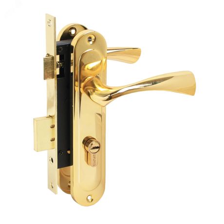 Замок врезной БУЛАТ ЗВ4-1.70.03.05 НОМОС золото 5 перф.кл. с/руч - 13975 ПТК