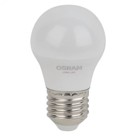Лампа светодиодная шар LED 7Вт Е27 2700К 600Лм 170-250В (замена 60Вт) OSRAM - 4099854186516