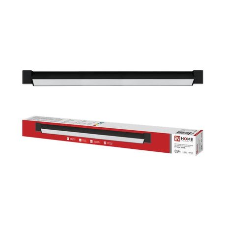 Светильник светодиодный трековый LTP-OPAL 3540BL 35Вт IP20 4000К 3500лм 120гр 598мм линейный поворотн. черн. IN HOME 4690612068091 IN HOME арт. 4690612068091
