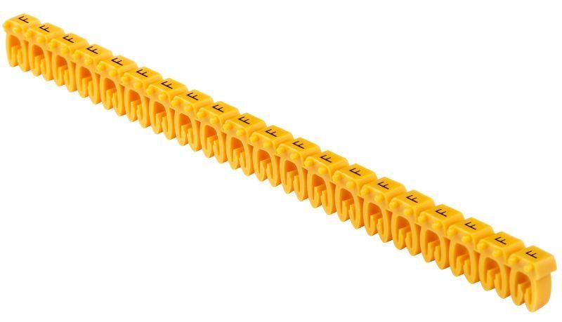 Маркер открытого типа KE 0,75-1,5мм2 символ 'F' (200шт/упак) IEK - UMK-KE1-F