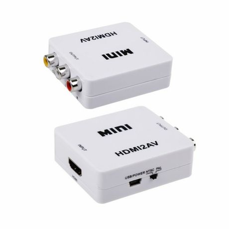 Конвертер HDMI на 3 RCA, пластик, белый | 17-6931 REXANT MEET