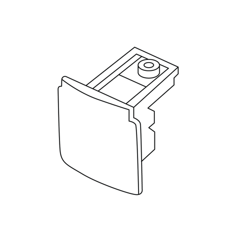 Заглушка торцевая TF белый | 4909001000 Световые Технологии