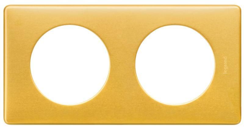 Рамка 2-м Celiane латунь Leg 068792 Legrand