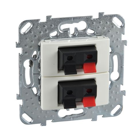 Механизм розетки аудио 2-м СП Unica беж. SchE MGU5.8787.25ZD APC