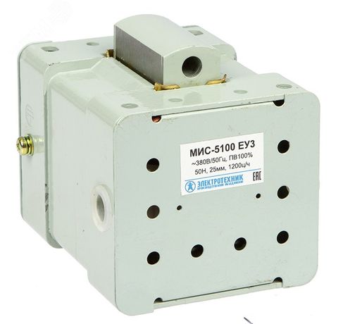 Электромагниты МИС-5100 ЕУ3, 380В, тянущее исполнение, ПВ 100%, IP20, с жесткими выводами, электромагнит (ЭТ) | ET514728 Электротехник