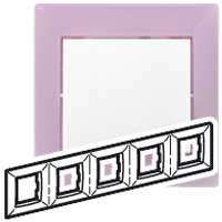 Рамка 5-м Valena горизонт. виола Leg 770055 Legrand